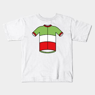 Italian Cycling Jersey Kids T-Shirt